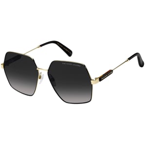 Marc Jacobs Gafas de sol con lentes SF en gris oscuro y detalles en dorado y negro