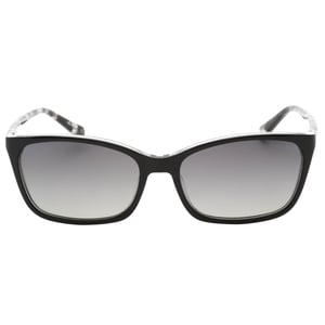 Gafas de sol estilo CRY en negro con lentes polarizadas SF grises de Banana Republic