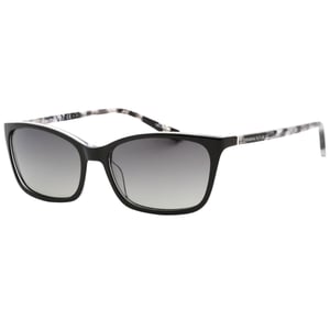 Gafas de sol estilo CRY en negro con lentes polarizadas SF grises de Banana Republic