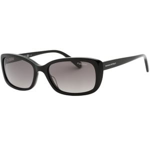 Gafas de sol negras con lentes polarizadas SF grises de Banana Republic