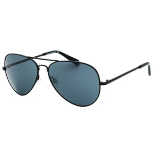 Gafas de sol negras mate con lentes grises de Banana Republic