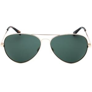 Gafas de sol doradas claras con lentes verdes de Banana Republic