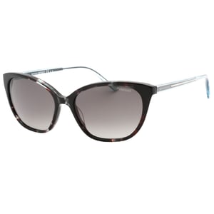 Gafas de sol estilo Havana negras con lentes polarizadas SF grises de Banana Republic