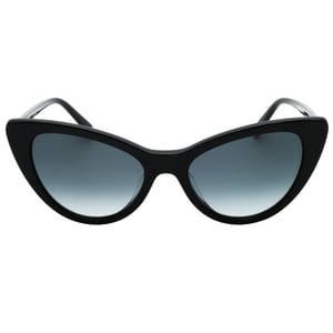 Banana Republic Gafas de sol tipo ojo de gato en gris oscuro con lentes SF y color negro