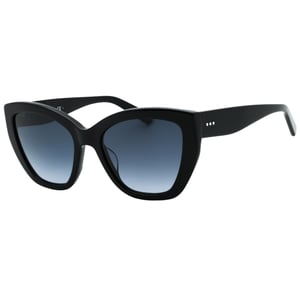 Banana Republic gafas de sol negras con lentes SF gris oscuro