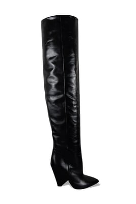 Saint Laurent Botas Niki 105 Negro