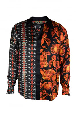Roberto Cavalli Camisa Naranja