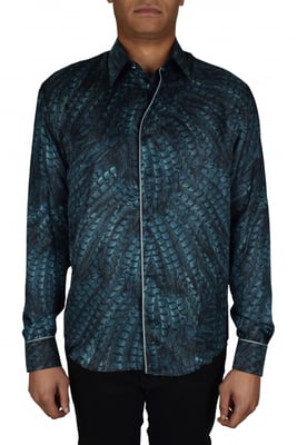 Roberto Cavalli Camisa Verde