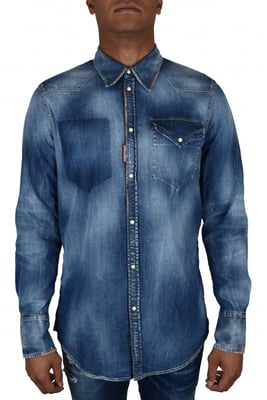 Dsquared2 Camisa Azul