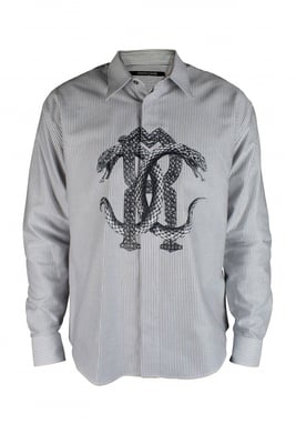 Roberto Cavalli Camisa Azul
