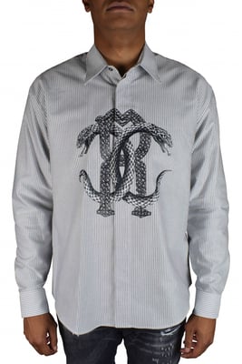 Roberto Cavalli Camisa Azul
