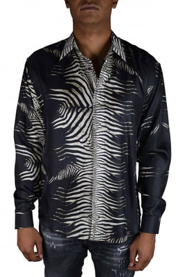 Roberto Cavalli Camisa Negro