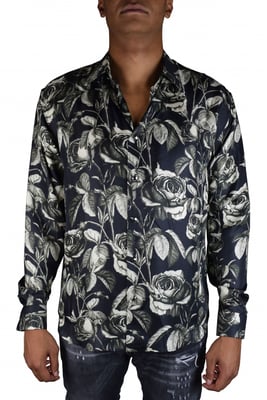 Roberto Cavalli Camisa Negro