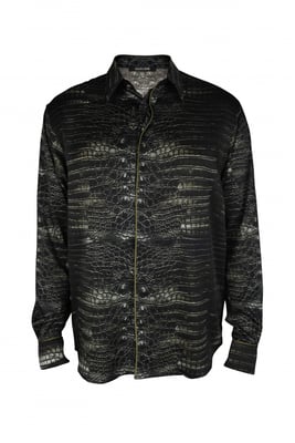 Roberto Cavalli Camisa Marrón