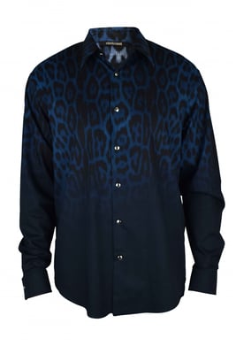 Roberto Cavalli Camisa Azul