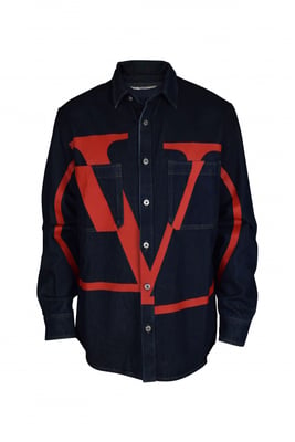 Valentino Garavani Chaqueta vaquera Azul