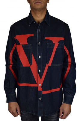 Valentino Garavani Chaqueta vaquera Azul