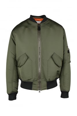 Alexander McQueen Chaqueta Bomber Caqui
