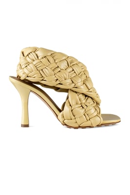 Bottega Veneta Sandalias Board Amarillo