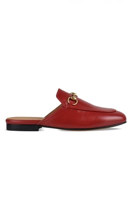 Gucci Mulas Princetown Rojo