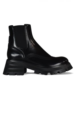 Alexander McQueen Botas Wander Chelsea Negro
