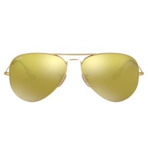 Gafas de sol Ray-Ban Aviator con lentes en marrón claro y dorado