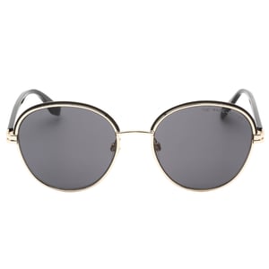 Marc Jacobs gafas de sol redondas grises con lentes negros y dorados
