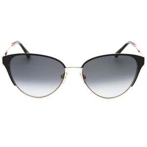 Gafas de sol Kate Spade en gris oscuro con lentes SF y detalle negro en dorado