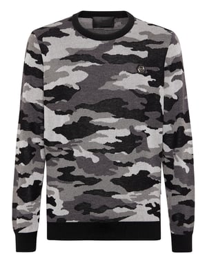 Jersey Cuello Redondo Camouflage