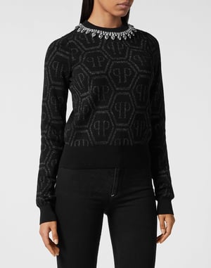 Jersey Cuello Redondo Monogram