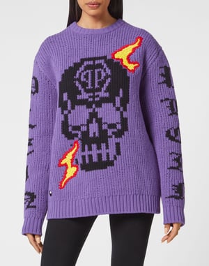 Jersey Cuello Redondo Skull