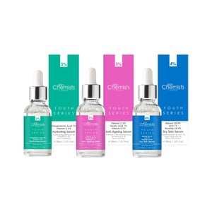 skinChemists Serie Juventud Combo de Sérums Antienvejecimiento