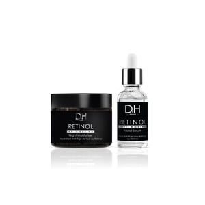 Dr H Retinol Crema Hidratante Nocturna Anti-Edad 60ml + Suero Facial Anti-Edad con Retinol 30ml