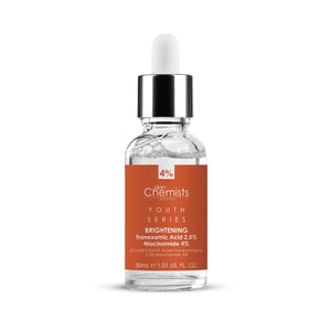 skinChemists Serie Juventud Ácido Tranexámico 2.5%, Niacinamida 4% Sérum Iluminador 30ml