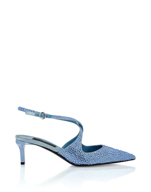 Slingback Shoes Strass