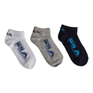 Paquete de 3 calcetines invisibles de algodón F1425 para niños y niñas