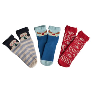 Paquete de 3 calcetines antideslizantes AD00AAP para niñas