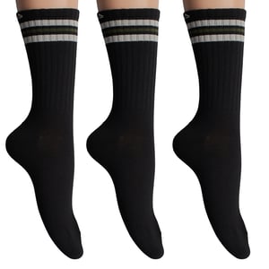 Paquete de 3 Calcetines Largos de Algodón F5604 para Hombres y Mujeres