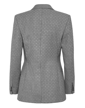 Blazer Regular Gold Fit Pied De Poule