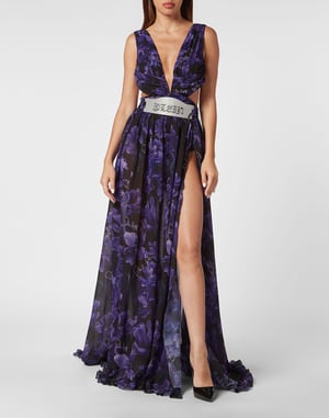 Vestido De Noche Flowers