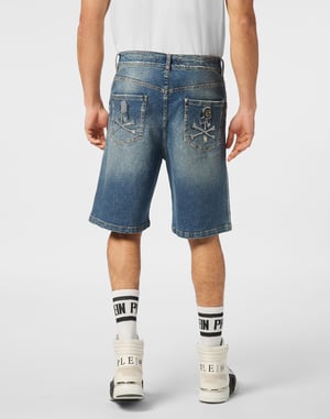 Denim Shorts Formentera Skull
