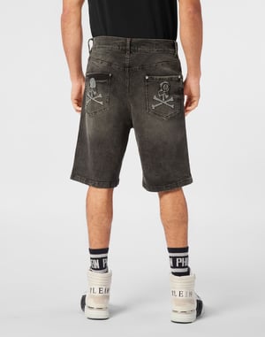 Denim Shorts Formentera Skull