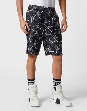 Pantalones Cortos Skull Bones