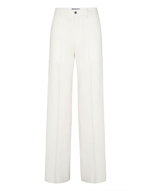 Wool Wide Leg Trousers