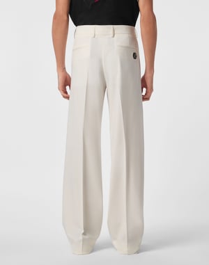 Wool Wide Leg Trousers