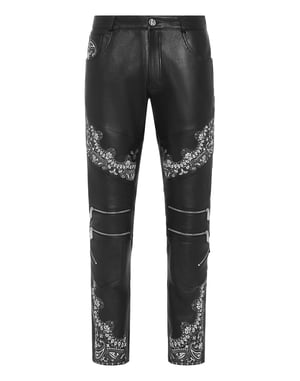 Pantalones De Cuero Paisley