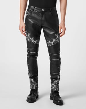 Pantalones De Cuero Paisley