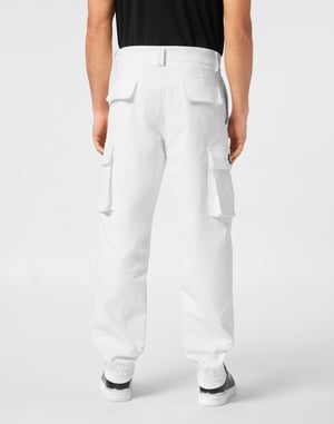 Velvet Long Trousers Cargo Fit