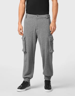 Cashmere Long Trousers Cargo Fit