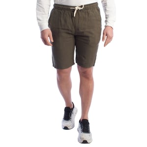Bermudas de Lino para Hombre con Cordón HS24MBE09